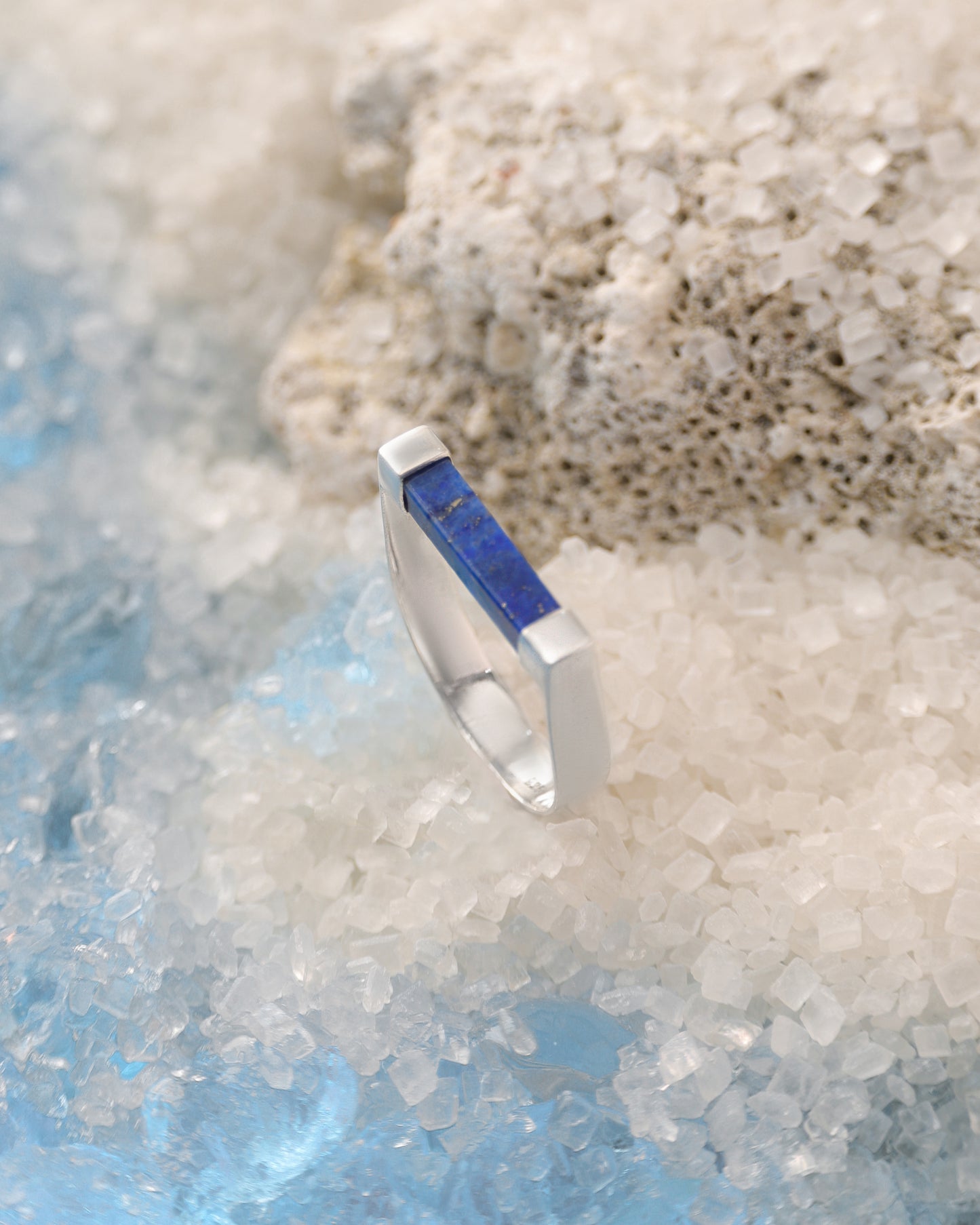 Blue Crystal Ring