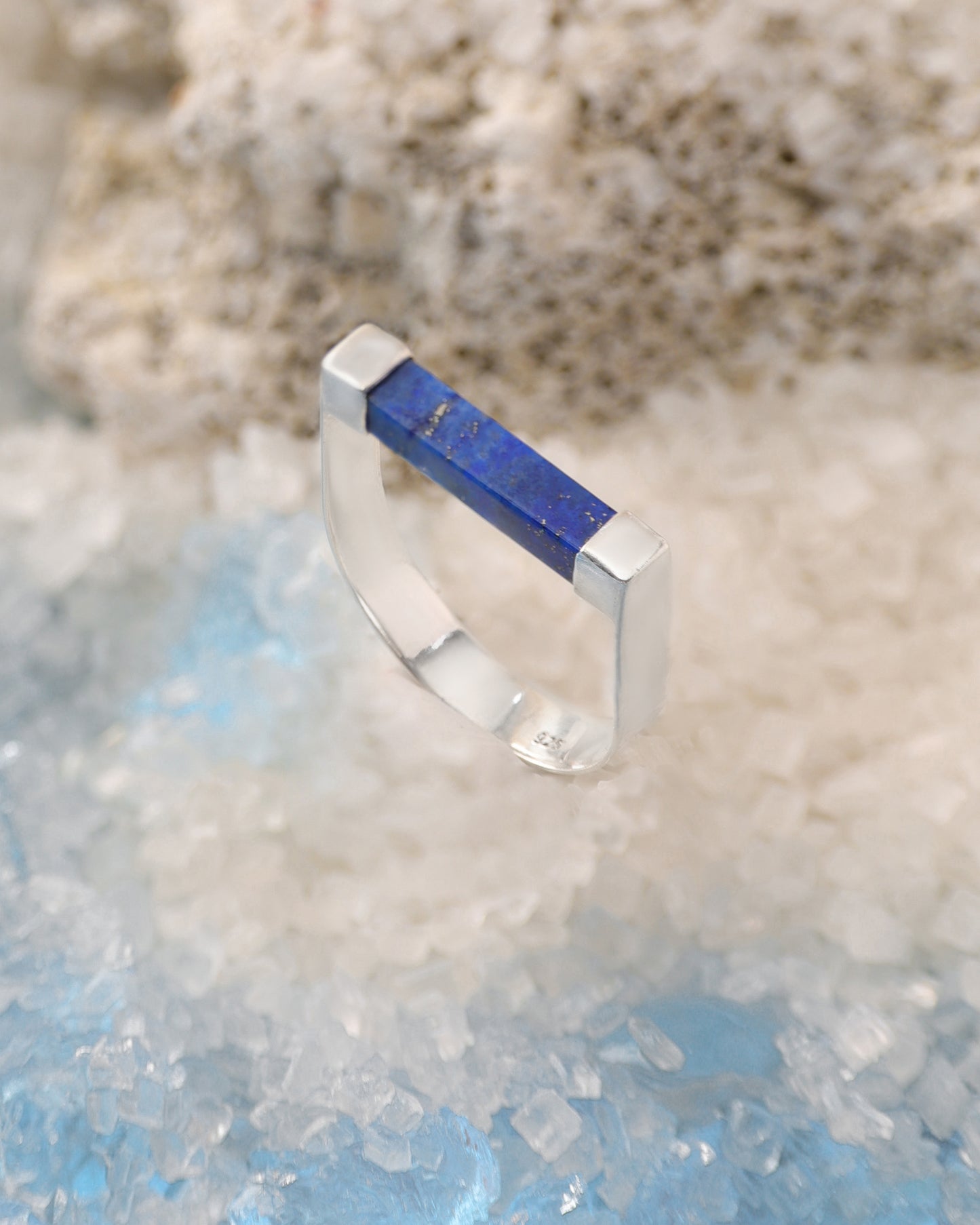 Blue Crystal Ring