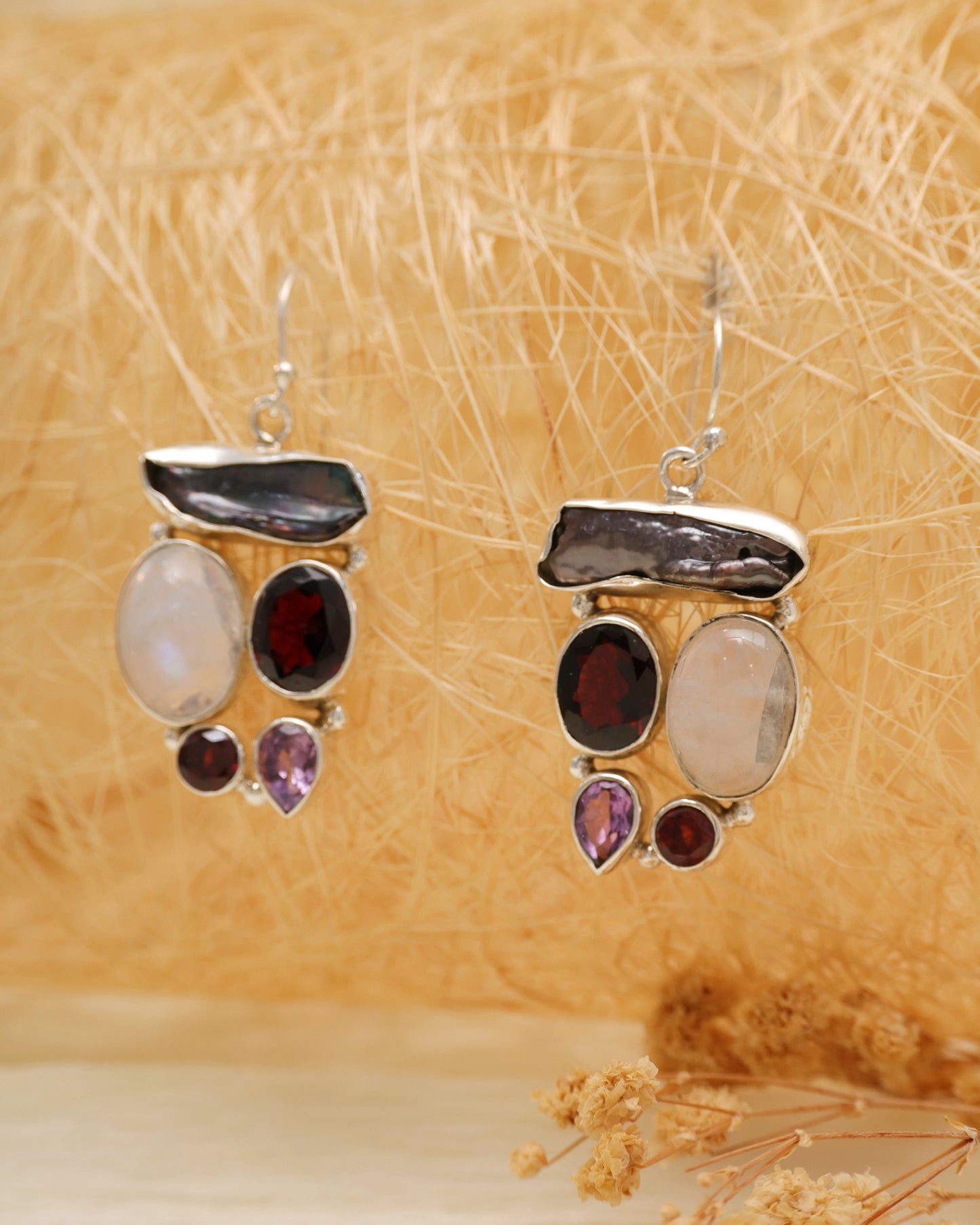 Multi-stone  Earring