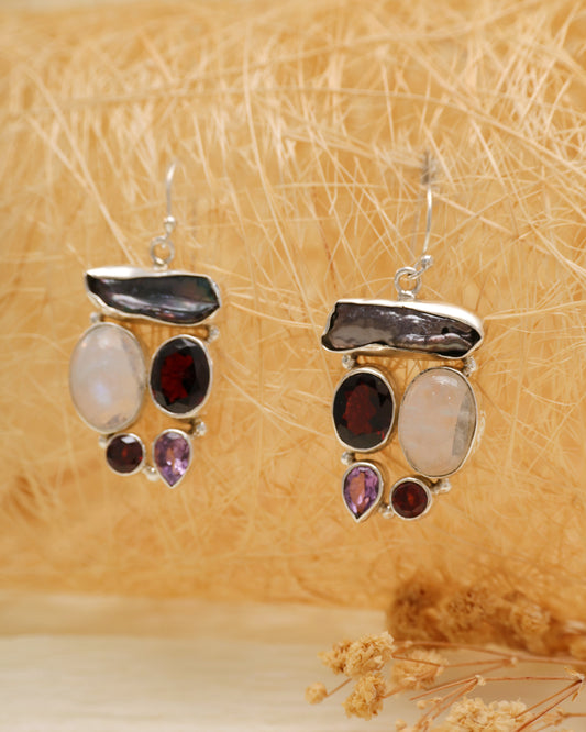 Multi-stone  Earring